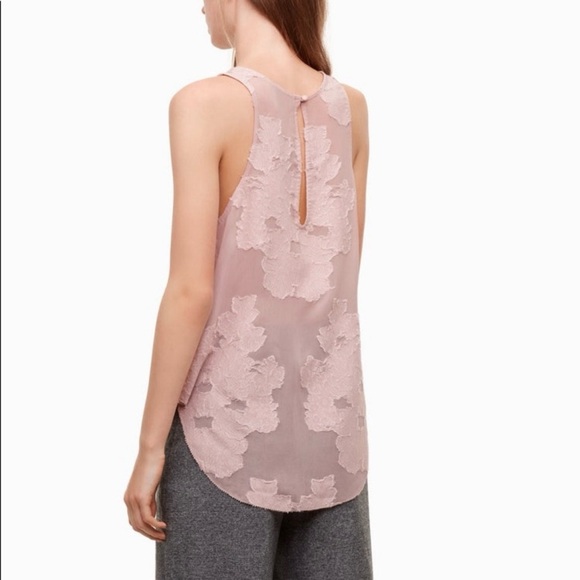 Wilfred Navy and Gray Floral Tank Top - Picture 10 of 11